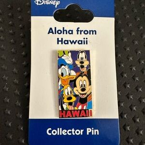 Disney Collector Pin - Aloha from Hawaii Mickey, Donald, Pluto, and Goofy